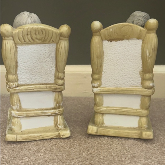 Charming Elderly Couple Rocking Chair Figurines - Picture 2 of 6